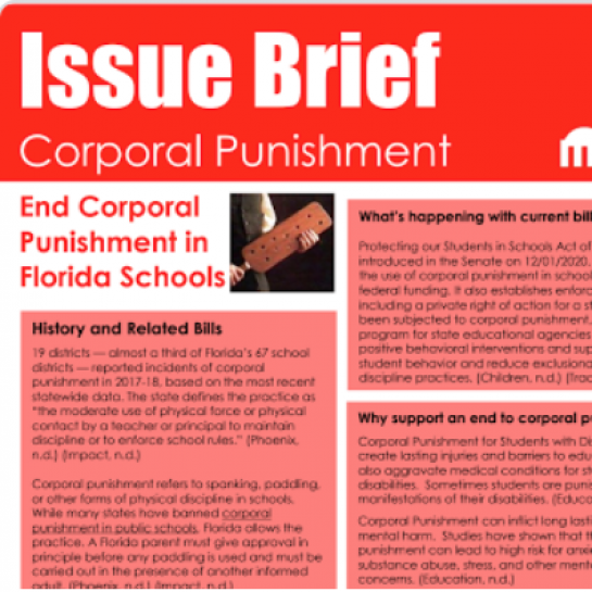 End Corporal Punishment in Florida Schools